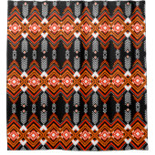 Afrikaans etnisch schoengordijn douchegordijn (Voorkant)