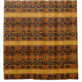 Afrikaans etnisch schoengordijn douchegordijn (Voorkant)