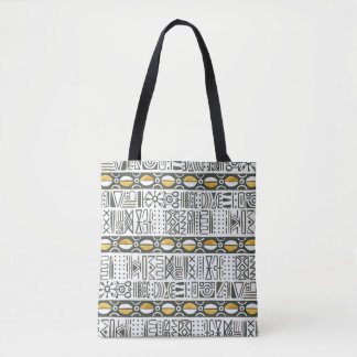 Afrikaans etnisch, waterverf naadloos patroon. tote bag