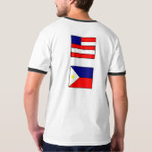 Afrikaans-Filippijnse pride T-shirt (Achterkant volledig)