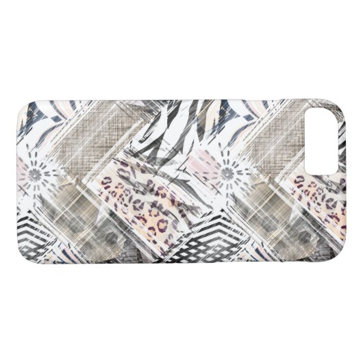 Afrikaans, gecombineerd, leder, tijger, jaguar, ge Case-Mate iPhone case (Achterkant (Horizontaal))