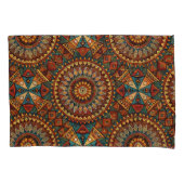 Afrikaans-geïnspireerd geometrisch lichaamskussen kussensloop (Voorkant)