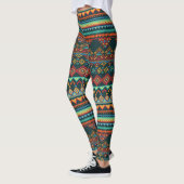 Afrikaans geïnspireerd geometrisch patroon leggings (Links)
