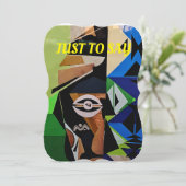 Afrikaans geïnspireerde kaart, traditionele Afrika Kaart (Staand voorkant)