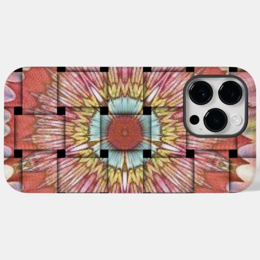 Afrikaans geïnspireerde kunstdruk – geometrisch ge Case-Mate iPhone case (Achterkant (horizontaal))