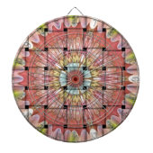 Afrikaans geïnspireerde kunstdruk – geometrisch ge dartbord (Voorkant)