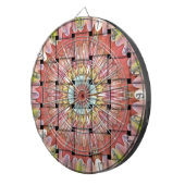 Afrikaans geïnspireerde kunstdruk – geometrisch ge dartbord (Voorkant Rechts)