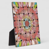 Afrikaans geïnspireerde kunstdruk – geometrisch ge fotoplaat (Zijkant)