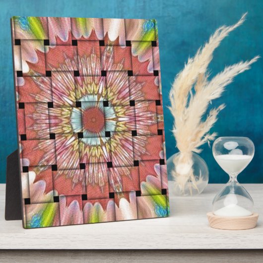 Afrikaans geïnspireerde kunstdruk – geometrisch ge fotoplaat (Zijkant)