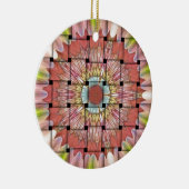 Afrikaans geïnspireerde kunstdruk – geometrisch ge keramisch ornament (Rechts)