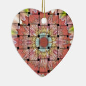 Afrikaans geïnspireerde kunstdruk – geometrisch ge keramisch ornament (Rechts)