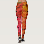 Afrikaans geïnspireerde kunstdruk – geometrisch ge leggings (Achterkant)