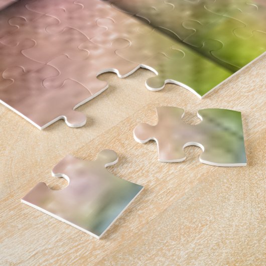 Afrikaans geïnspireerde kunstdruk – geometrisch ge legpuzzel (Zijkant)