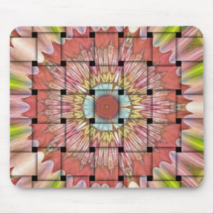 Afrikaans geïnspireerde kunstdruk – geometrisch ge muismat