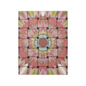 Afrikaans geïnspireerde kunstdruk – geometrisch ge notitieblok (Linkerzijde)