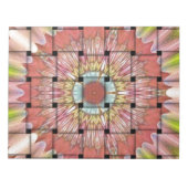 Afrikaans geïnspireerde kunstdruk – geometrisch ge notitieblok (Voorkant)