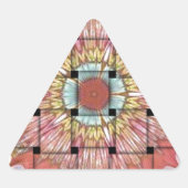 Afrikaans geïnspireerde kunstdruk – geometrisch ge sticker (Voorkant)