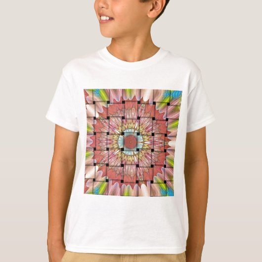 Afrikaans geïnspireerde kunstdruk – geometrisch ge t-shirt (Voorkant)