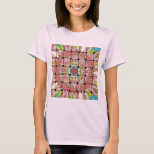 Afrikaans geïnspireerde kunstdruk – geometrisch ge t-shirt