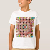 Afrikaans geïnspireerde kunstdruk – geometrisch ge t-shirt (Voorkant)