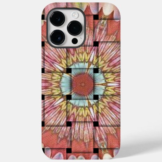 Afrikaans-geïnspireerde kunstprint - geometrisch g Case-Mate iPhone case (Achterkant)