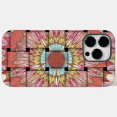 Afrikaans-geïnspireerde kunstprint - geometrisch g Case-Mate iPhone case (Achterkant (horizontaal))
