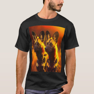 Afrikaans gekleurd honden Afrikaans varken met wil T-shirt