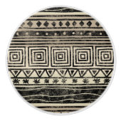 Afrikaans geometrisch patroon keramische knop (Voorkant)