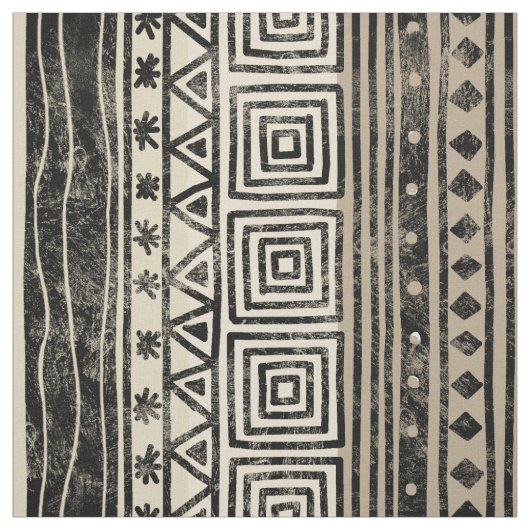 Afrikaans geometrisch patroon stof (Swatch)