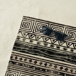 Afrikaans geometrisch patroon strandlaken