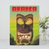 Afrikaans gesneden hoofd (Staand voorkant)