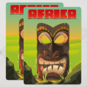 Afrikaans gesneden hoofd (Voorkant / Achterkant)