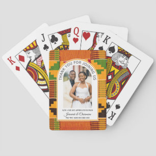 Afrikaans Ghana Kente TROUWEN Favoriet Cadeau Pokerkaarten