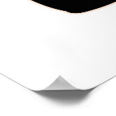 Afrikaans Girl Black en White Artwork Poster (Hoek)