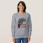 Afrikaans grijs Comfort Vrouwen Basis Sweatshirt (Voorkant volledig)