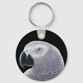 Afrikaans grijs portret sleutelhanger