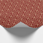 afrikaans handgemaakt etnisch patroon cadeaupapier (Hoek)