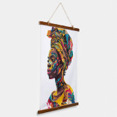 AFRIKAANS HANGEND WANDKLEED (Gebogen)