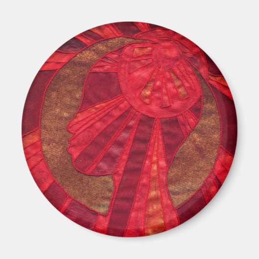 Afrikaans hoofd magneet (Voorkant)