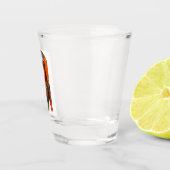 Afrikaans houtmasker shot glas (Rechts)