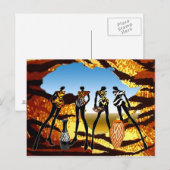 Afrikaans huis komt eraan briefkaart (Voorkant / Achterkant)