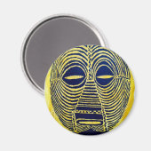 Afrikaans icoon: Luba masker (Congo) Magneet (Voorkant / Achterkant)