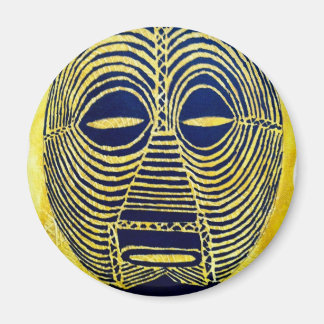 Afrikaans icoon: Luba masker (Congo) Magneet