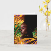 Afrikaans Kaart (Gele Bloem)