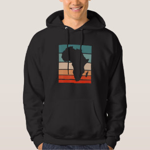 Afrikaans Kaart Continent voor Afrikaanse Pride Bl Hoodie