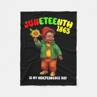 Afrikaans kind jongen en meisje is mijn onafhankel fleece deken