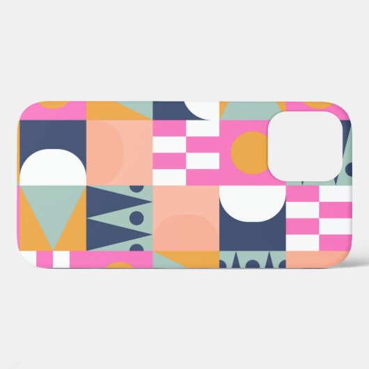 Afrikaans kleurenblok, geometrisch patroon. Case-Mate iPhone case (Achterkant (horizontaal))