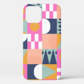 Afrikaans kleurenblok, geometrisch patroon. Case-Mate iPhone case (Achterkant)