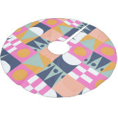 Afrikaans kleurenblok, geometrisch patroon. kerstboom rok (Gekanteld)