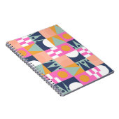 Afrikaans kleurenblok, geometrisch patroon. notitieboek (Rechterzijde)